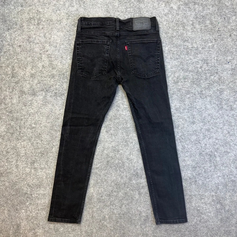 Lot of 3 Levi's 510 511 Skinny Jeans Mens 30x30 Black Blue Gray Denim Work Pants